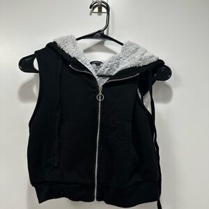 Ambiance Cozy Gray Fleece Jacket